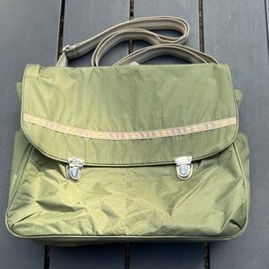 LeSportSac Olive Green Convertible Tote/Backpack Bag